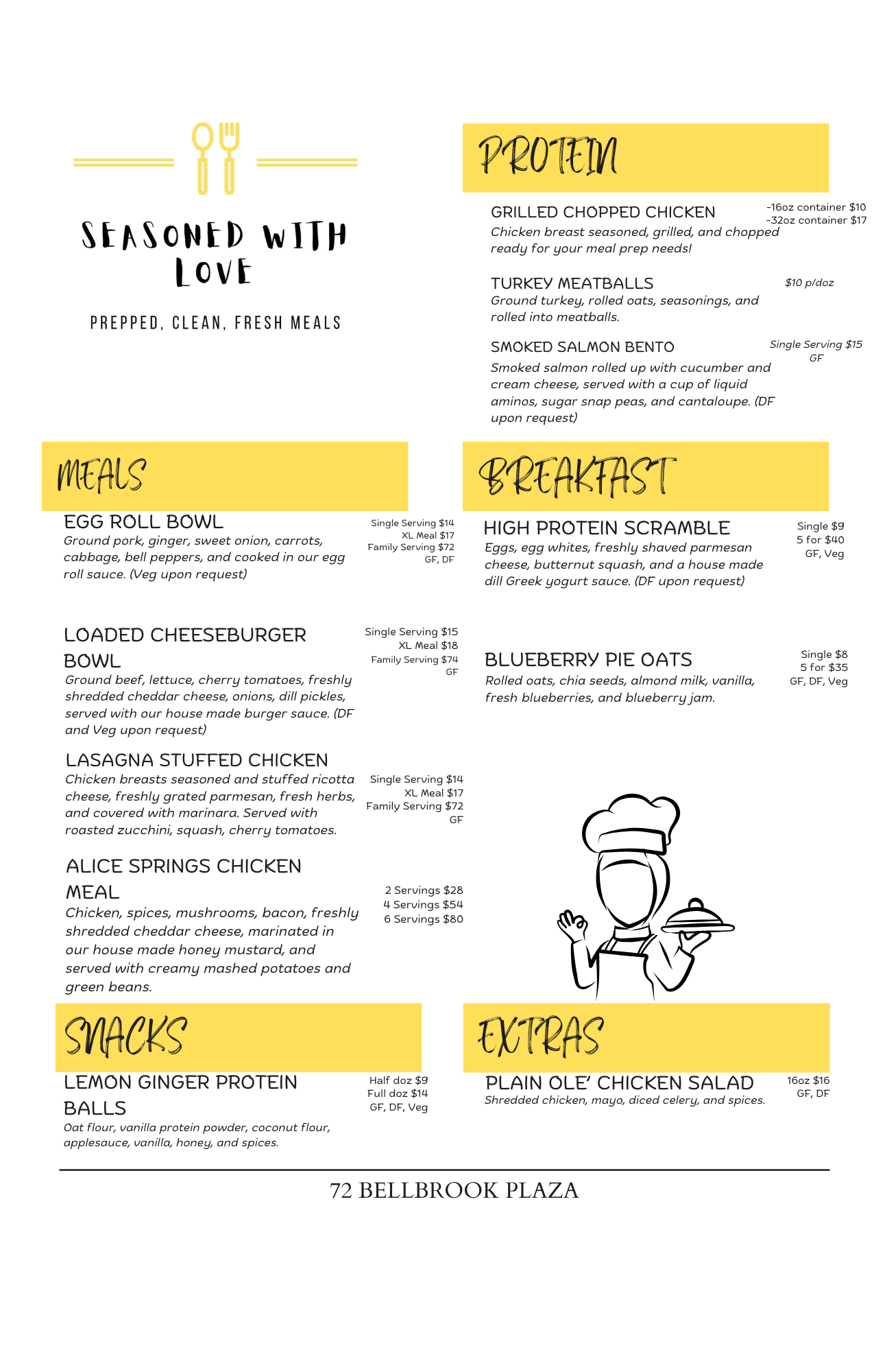 Weekly Menu