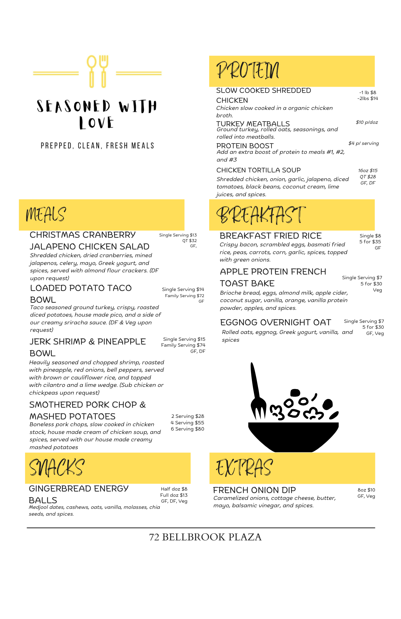 Weekly Menu